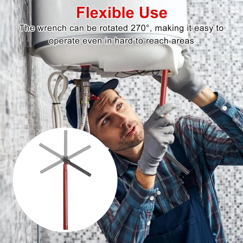 Chiave per Dadi Rubinetti, 8-12 Mm Utensile per Montaggio Rubinetti Utensile Spe - Immagine 4 di 4