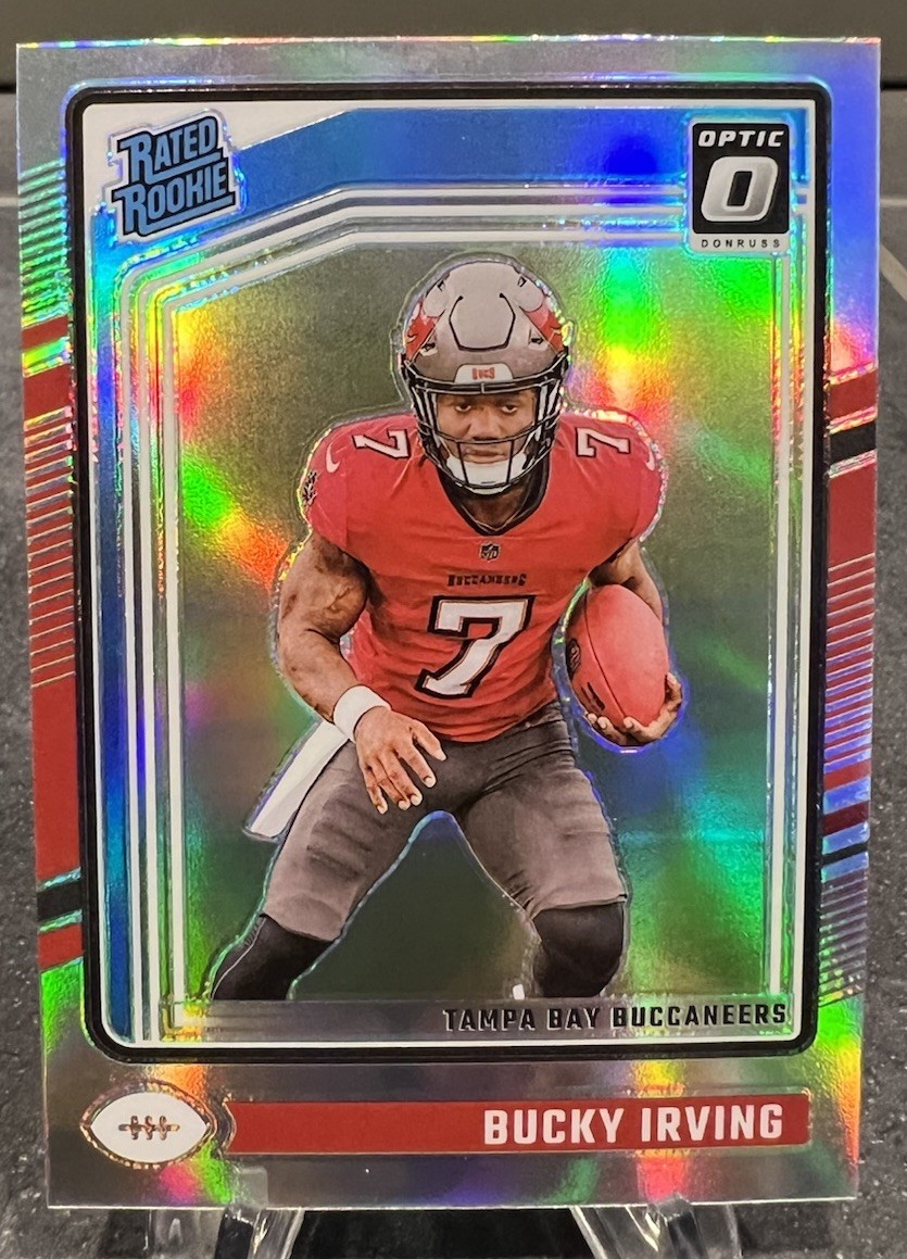2024 Donruss Optic Rated Rookie - Bucky Irving #216 - Silver Holo Prizm RC