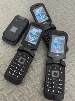 Sonim XP3 XP3800 Rugged 1+8GB Flip Phone AT&T - Black - Senior Phone Unlocked