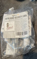 Patio Sliding Door Security Foot Lock Kick Lock , Fits on Top Rail-Childproof...