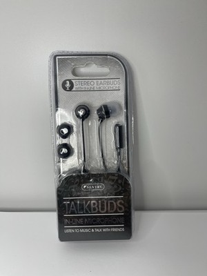 Talkbuds In-Line Microphone. Stereo Earbuds. Sentry Brand