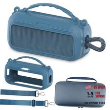 Silicone Cover and Carrying Case for Bose SoundLink Plus Speaker Blue Case