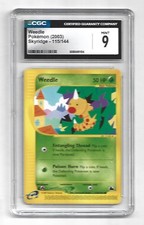 Weedle 115/144 Skyridge Pokémon CGC 9 MINT on eBay