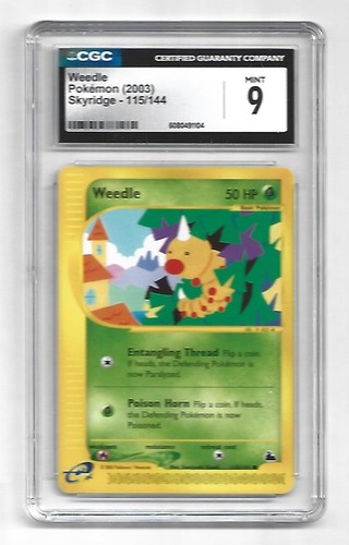 Weedle graded CGC 9 for sale on eBay