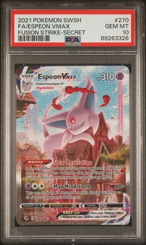 Espeon VMAX graded PSA 10 for sale on eBay