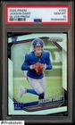2025 Panini Silver Prizm #332 Jaxson Dart Giants RC Rookie PSA 10 GEM MINT