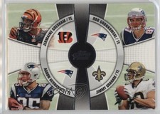 2010 Topps Prime 4th Quarter Jermaine Gresham Aaron Hernandez Rob Gronkowski 0a2