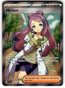 Miriam 238/198 Scarlet & Violet Base Set Ultra Rare Full Art Holo