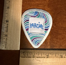 Grateful Dead ~ Garcia Guitar Pick -  NEW Embroidered PATCH