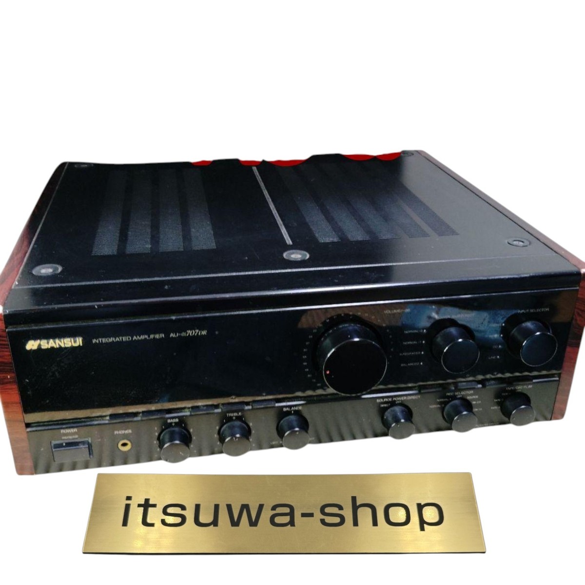 SUNSUI-α707DR SANSUI AU α 707DR Integrated Amplifier with Bass and Treble