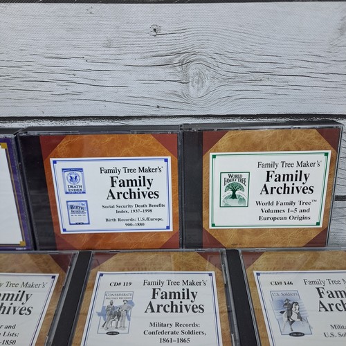 Family Tree Makers Family Archives CD-ROM by Broderbund Windows Mac Lot - Picture 5 of 10