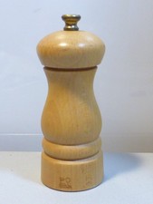 Moulin à Poivre PEUGEOT France Vintage Bois 14 cm Ancien Collection