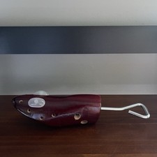 Wooden Shoe Keeper Women  s Also Adjustable For Stretching Dark Cherry Finish