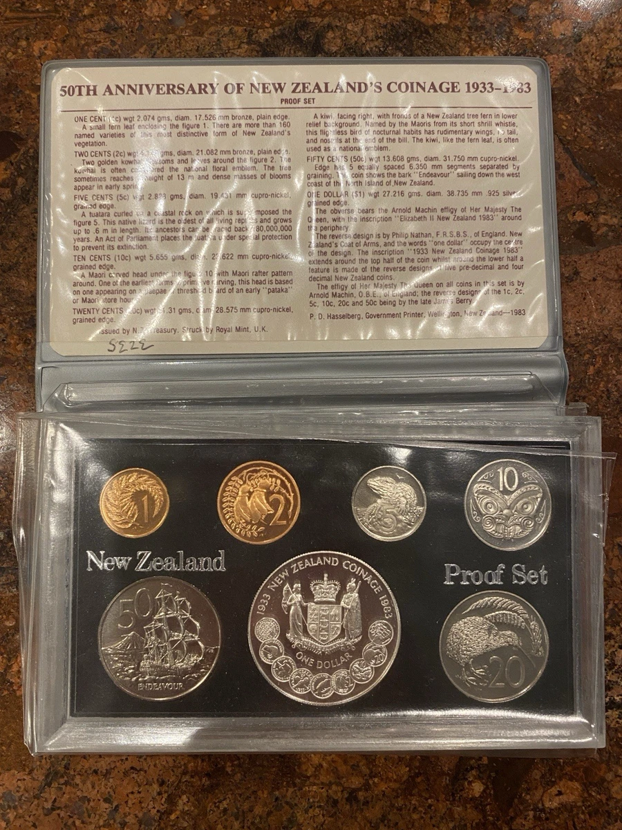 【希少】1983年 ニュージーランド 記念硬貨 貨幣制度50周年記念 1983 New Zealand Coins for sale | eBay