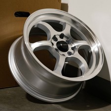 15x7 Silver Machined Wheels Vors Lt61 4x1004x114.3 35 Set Of 4 73.1