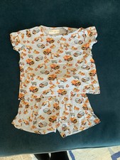 Lefties Baby Short Sleeve Pyjamas. Age 2-3 Years. Construction Vehicles Design.
