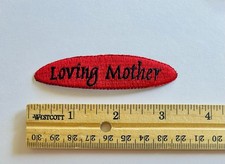   Loving Mother  Iron On Patch Appliqu  Badge