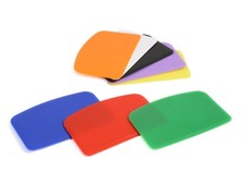 10x Teigschaber klein 146x98x1,65mm Schlesinger Sch&uuml;sselschaber hitzebest&auml;ndig