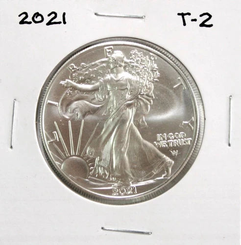 2021 Type-2  American Silver Eagle 1 oz. BU #SC