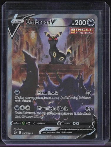 2021 Pokemon Sword & Shield Evolving Skies #189 Umbreon V #1