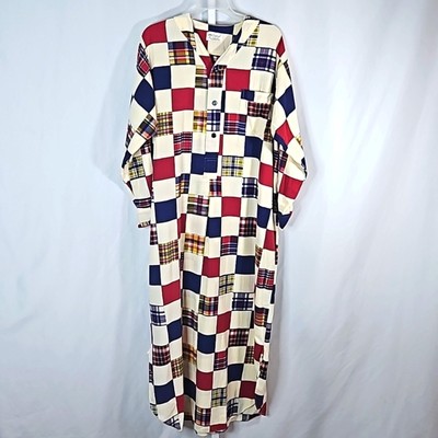 Vintage Diplomat Multicolor Patchwork Dress Size Medium