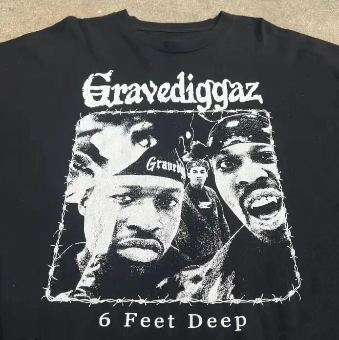 Gravediggaz White Cotton Shirt Full size S-5XL Unisex T302