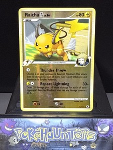 Pokemon Card Raichu GL Lv. 46 31/111 Rising Rivals Reverse Holo Rare LP