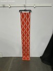 Unknown Brand Red White Wavy Pattern Long Rectangular Scarf Panel Textile — photo 1