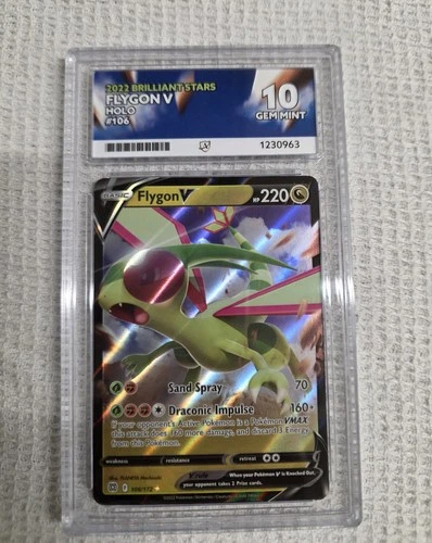Flygon V 106/172 ACE graded card
