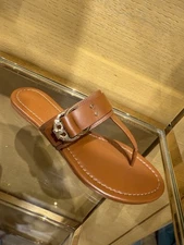 Tory Burch Selby Thong Sandal, Bourbon, 163553