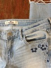 Hollister California Women's Light Wash Embroidered Floral Skinny Jeans, 26 — photo 2