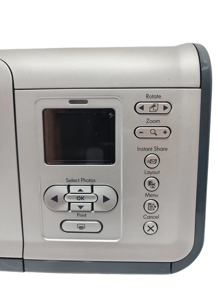 HP Photosmart 8050 Digital Photo Inkjet Printer USB Color Compact Desktop - Image 3 of 4