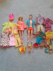 Vintage talking PJ (1967) & Ken (1968) with clothes and accessories