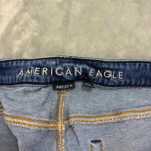 American Eagle Mens Athletic Straight Airflex+ Jeans 34x32** Blue Wash Denim - Picture 6 of 12