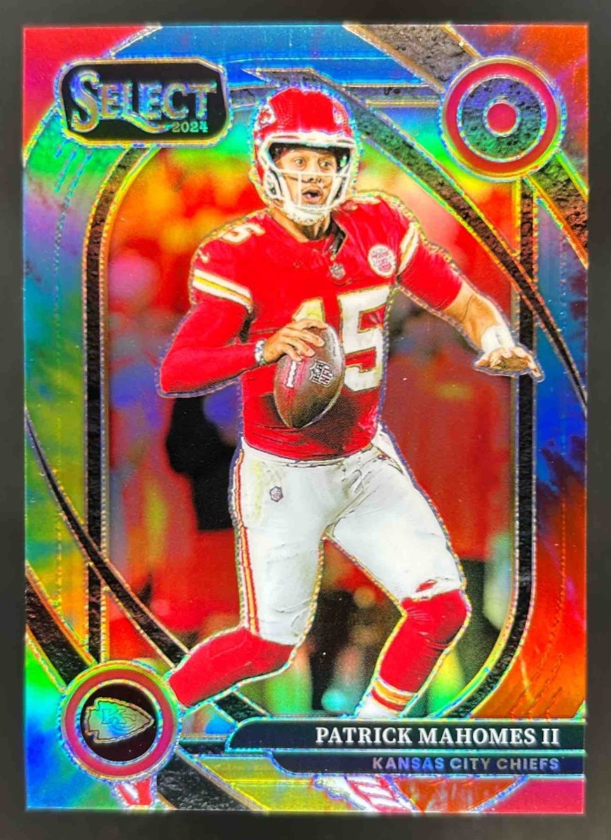 2024 Select Patrick Mahomes II Club Tie-Dye Prizm #13/25 Chiefs