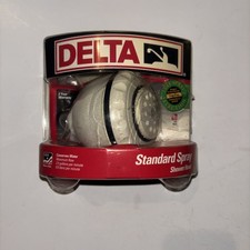 Delta 75150-WH FULL SPRAY SHOWER Head Standard Vintage 1997 USA MADE! adjustable