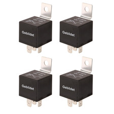 4Pcs JD1914 Car Relay Harness 12V 40A 4 Pin SPDT with Built-In Diode for Automot
