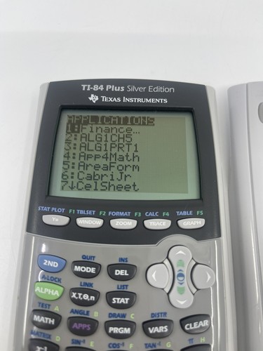 Texas Instruments TI-84 Plus Silver Edition Graphing Calculator Tested Working - Picture 3 of 16