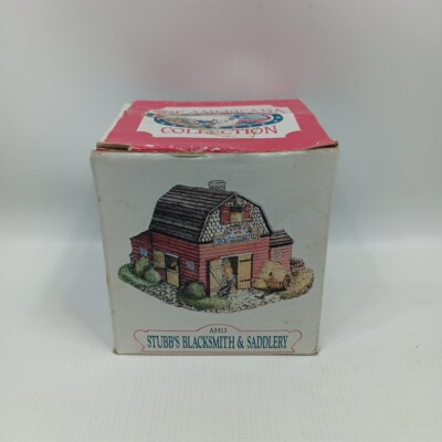 Vtg Liberty Falls ~ STUBB'S BLACKSMITH & SADDLERY ~  AH13 (1992) 1:16