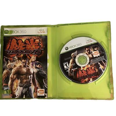 Microsoft Tekken 6 Xbox 360 Fighting Game Teen Rating Bandai Namco