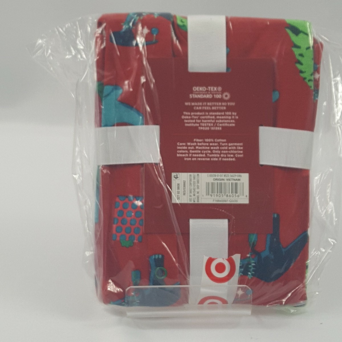 Target Wondershop Baby Footed Pajama Dinosaur Print Red NWT Size 3