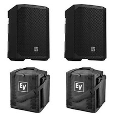 Electro-Voice Everse 8 8-inch 2-way Battery-powered PA Speaker - Black Pair wi