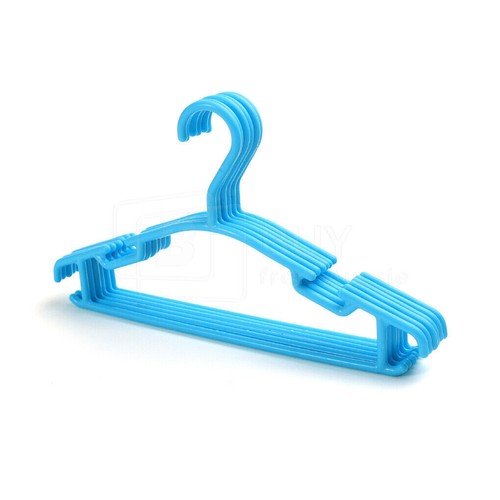 20/60PCS Colored Children Kids Coat Hangers Child Baby Clothes Hanger Cloth Rack - Picture 11 of 14