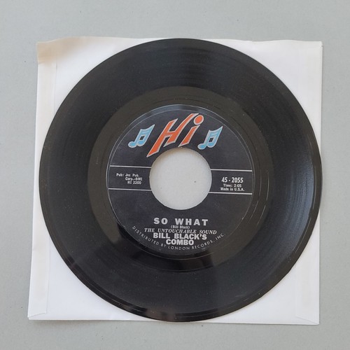 London Record- Bill Black's Combo - So What / Blues For The Red Boy - 45RPM - 7" - Picture 3 of 3