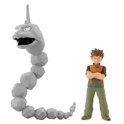 Figura de acción modelo Brock Onix Bandai Shokugan POKEMON escala mundo región de Kanto - Imagen 2 de 5
