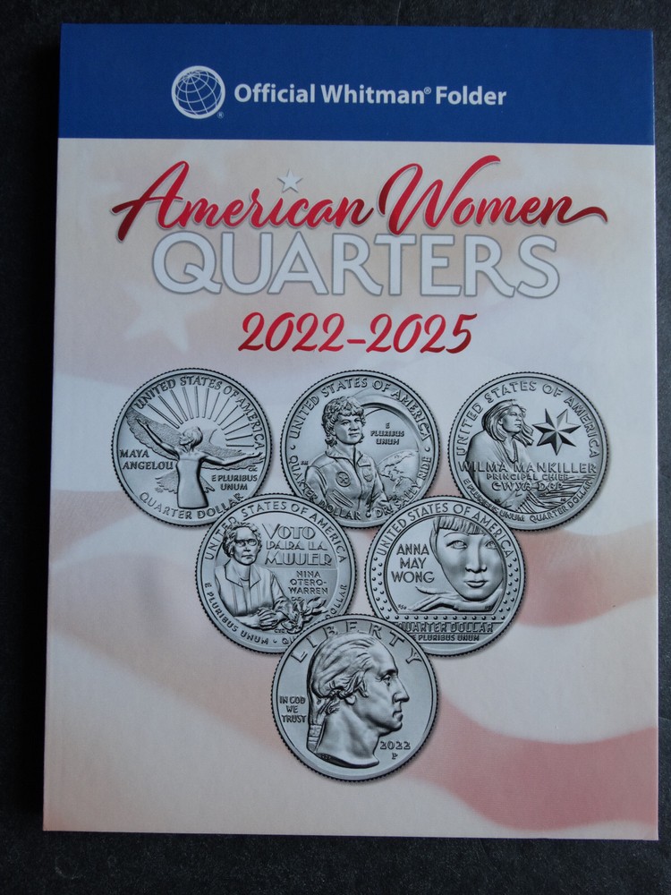 Whitman American Women Quarters Coin Folder 2022-2025 Album Book