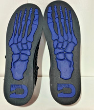 Nicholas Deakins Black Lace-Up Sneakers Casual Shoes with Quilted Pattern, UK8