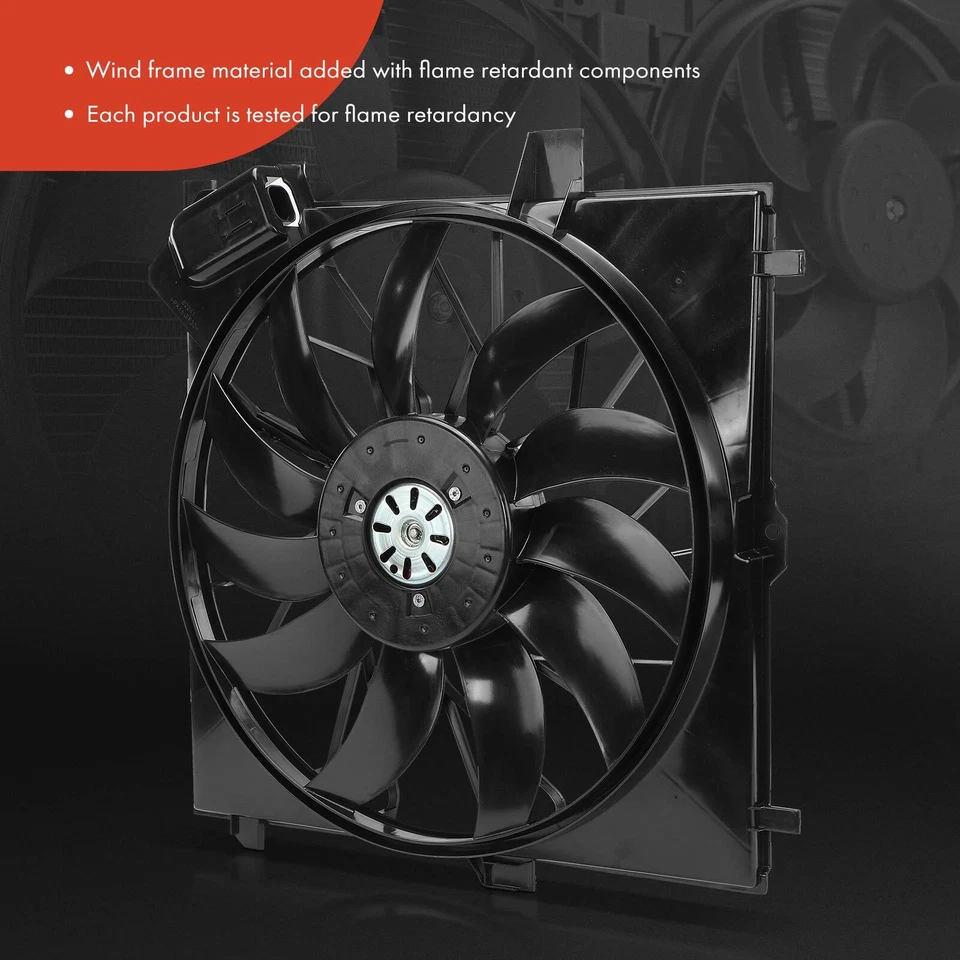 New Radiator Cooling Fan Assembly for Mercedes-Benz G55 AMG 2005-2011 G63 AMG - Image 3 of 4