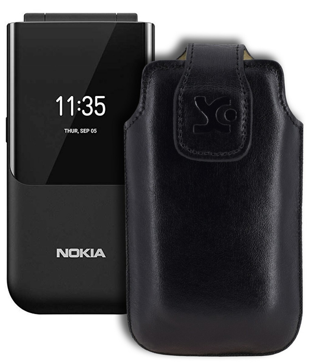 バッグ NOKIA Nokia 2720 Flip Leather Case Protective Cover Phone Bag Etui
