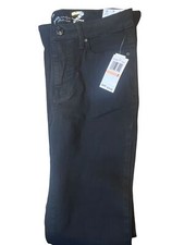 Seven 7 Women's Black Slim Fit Jeans With Button Closure  Tag size 2